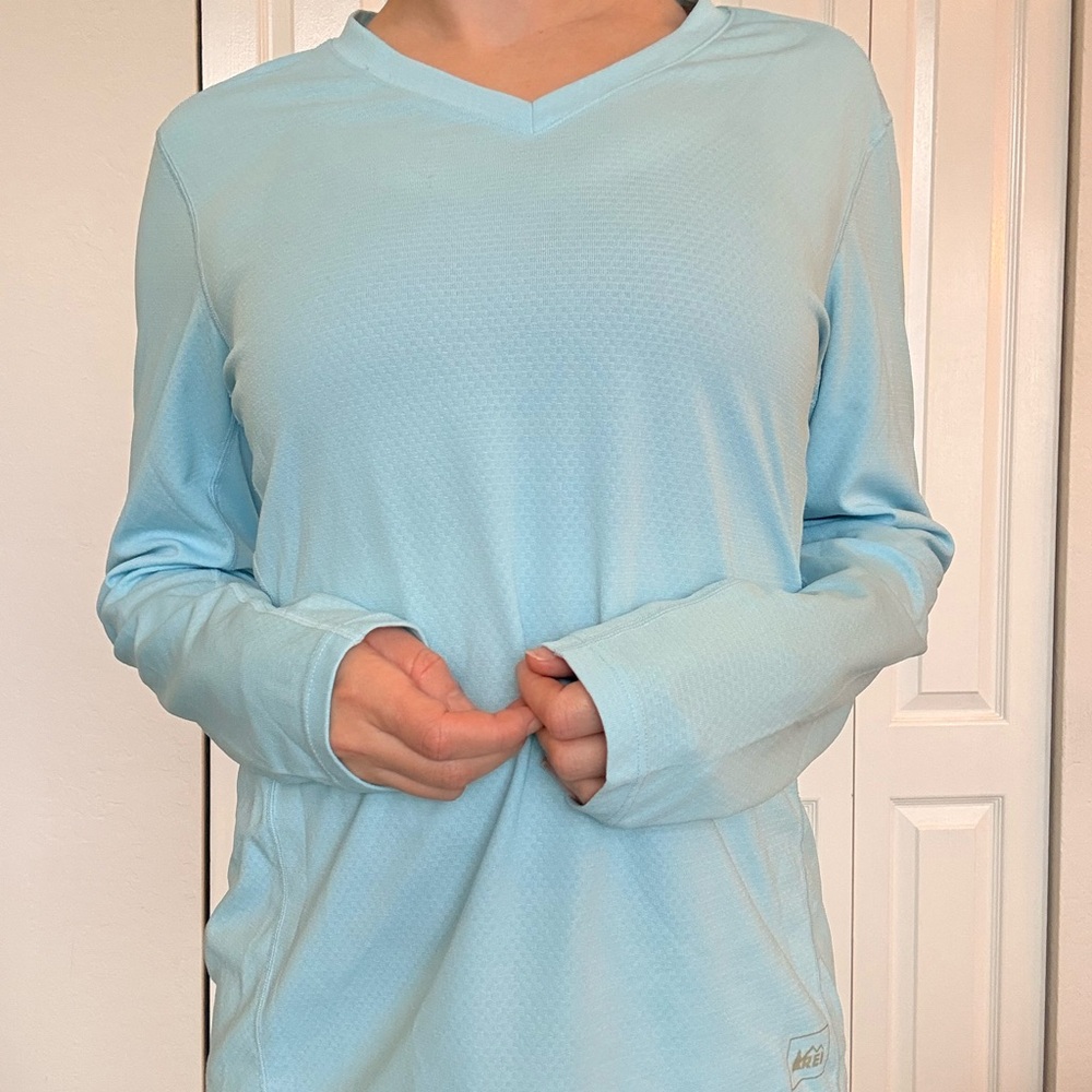 REI Sky Blue Women's Top